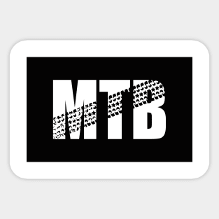 MTB. Bike. Life. Sticker